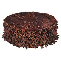 Fresh 1 Kg Eggless Chocolate Cake to Hyderabad From 5 Star Hotel on Friendship Day