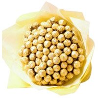 New Year Chocolates to Secunderabad for 80 Pcs Ferrero Rocher Bouquet Hyderabad