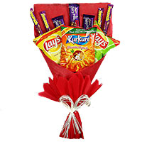 Order for 16 Pcs Ferrero Rocher Chocolate to Hyderabad with Twin 6 Inch Teddy Bouquet on Friendship Day