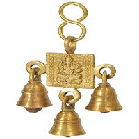 Online Christmas Gifts to Hyderabad. Hanging Brass Bell