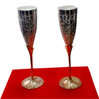 Christmas Gifts Delivery in Hyderabad. A Pair of Glasses in Brass