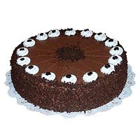 Send Online 1 Kg Eggless Chocolate Cakes to Hyderabad From 5 Star Bakery on Diwali
