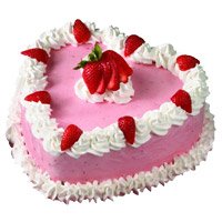 Send Heart Shape Pineapple Cake to Hyderabad Industrial Estate Moulali