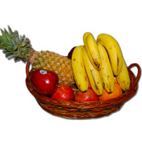 Send Friendship Day fresh fruits with Gifts to Hyderabad. 1 Kg Fresh Fruits Basket