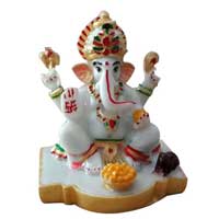 Order Online Delivery of Lord Ganesha in Marble gifts for Christmas Gifts in Hyderabad