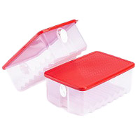 Place Online Order to Send Diwali Gifts to Hyderabad and Signoraware 2 Pcs.Freash Tab Set-Red