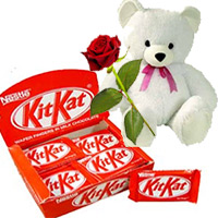 Online Delivery of Friendship Day Chocolate in Hyderabad that includes 24 Nestle Kitkat Bars Box 360g
