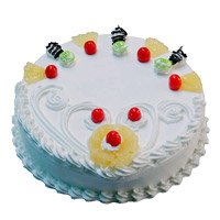 Send 500 gm Eggless Pineapple Friendship Day Cakes to Hyderabad