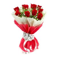 Valentine's Day Flowers Bouquet to Hyderabad
