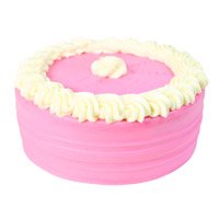 Deliver New Year Cakes in Vijayawada comprising 2 Kg Strawberry Cake From 5 Star Bakery